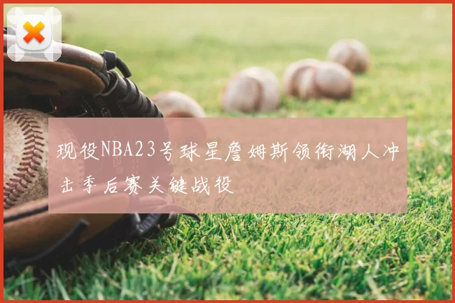 现役NBA23号球星詹姆斯领衔湖人冲击季后赛关键战役